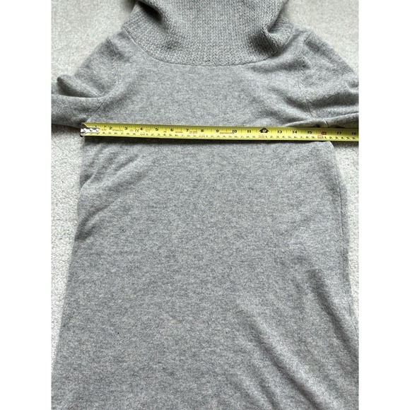 KENAR 100% Cashmere Women's Cowl Neck Sweater Gray Size M - Picture 10 of 12